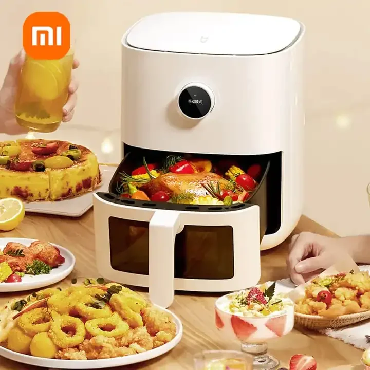 Xiaomi Mijia Mi Smart Air Fryer Pro 4L Cooking Window Nonstick Coating No-Oil Frying 24H Intelligent Appointment OLED Screen