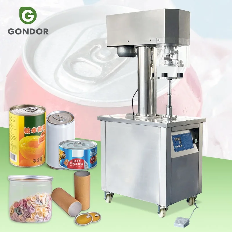 Head Meat Beef Single Seamer Beer Manual Fenice Canning Tin Can Beverage Bottle Seal Machine of Indian