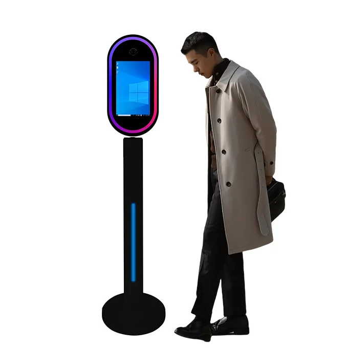15.6 inch touch screen  portable selfie booth machine camera video customizable mirror photo booth