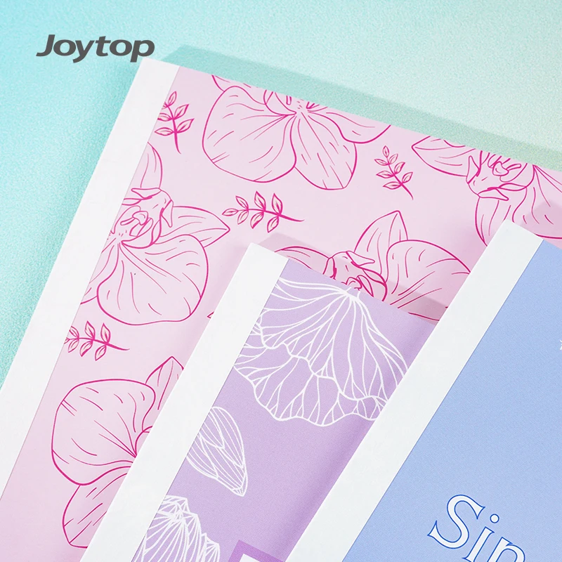 Joytop 890001 Wholesale Tropical Flowers-Adhesive binding book B5
