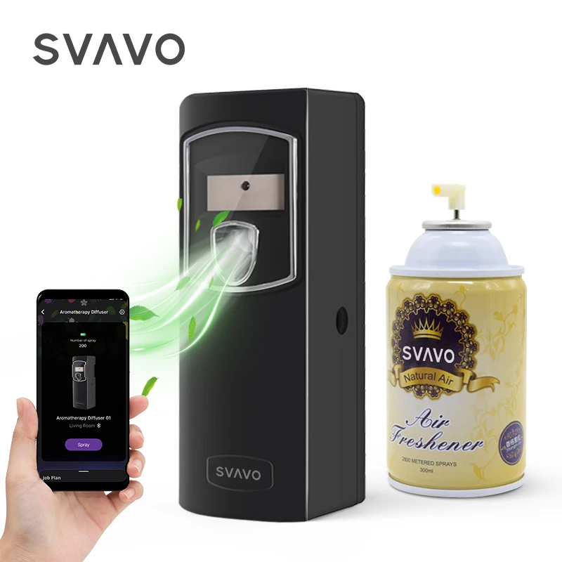 Cheap price Commercial wall mounted battery operated Automatic air freshener Perfume Spray Aerosol Dispenser with BT control