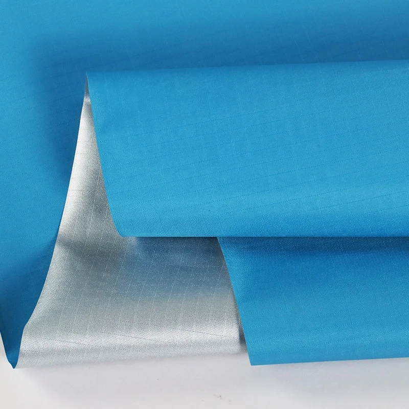 Car Cover  Fabric 210t 100% Polyester taffeta 5-division Pu Silver Coated Waterproof Fabric For Tent For Umbrella