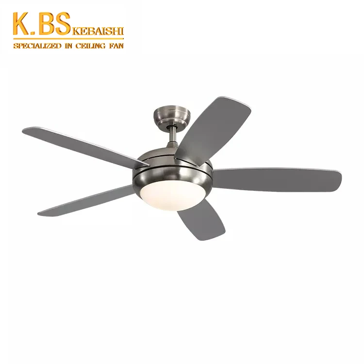 52 Inch Modern Design App Control Dimmable Remote Control 5 Blades Decorative Indoor Led Ceiling Fan Light