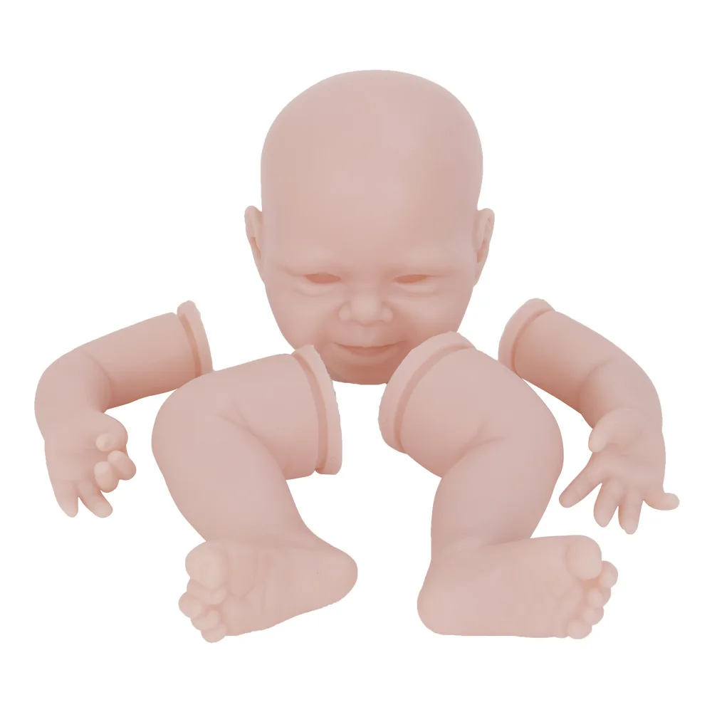22 дюйма Неокрашенный Reborn Baby Doll наборы мягкий винил Bebe комплекты производитель