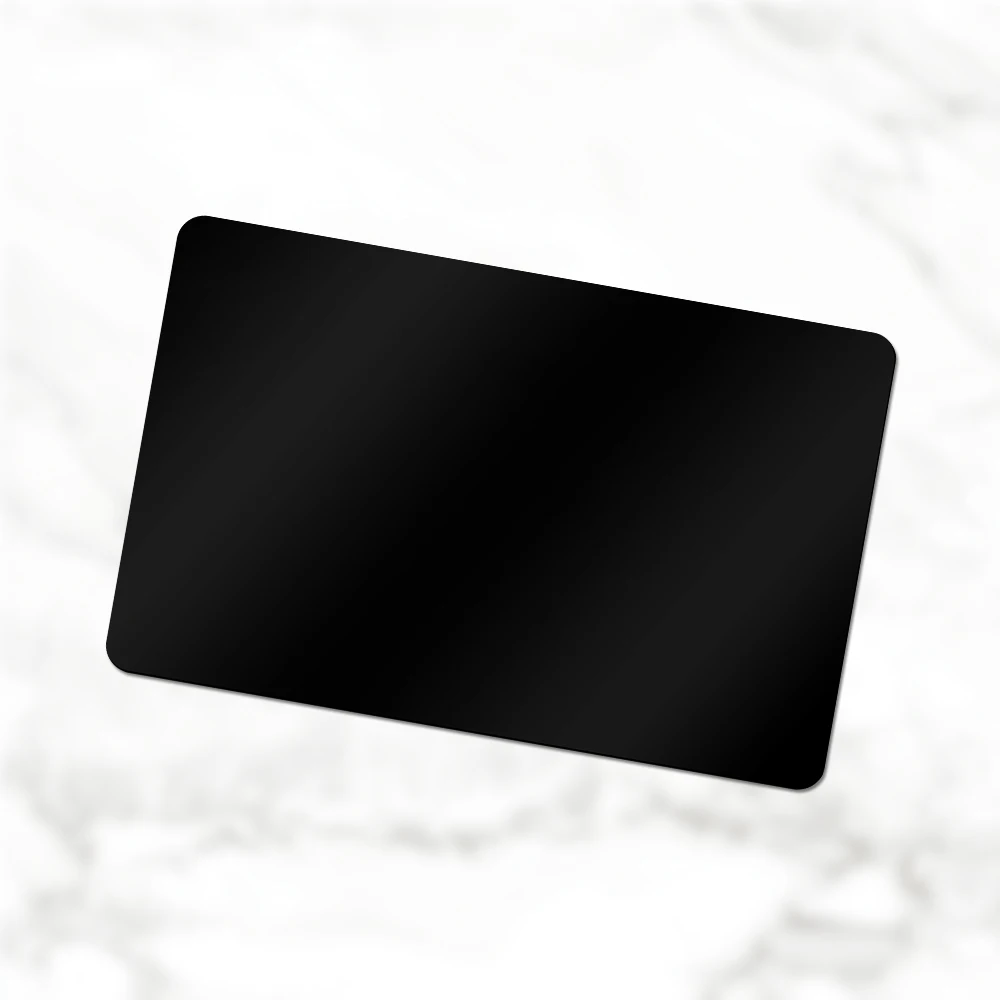 Горячая Распродажа, персонализированные визитные карточки с лазерной гравировкой на заказ, черные металлические пустые подарочные карточки