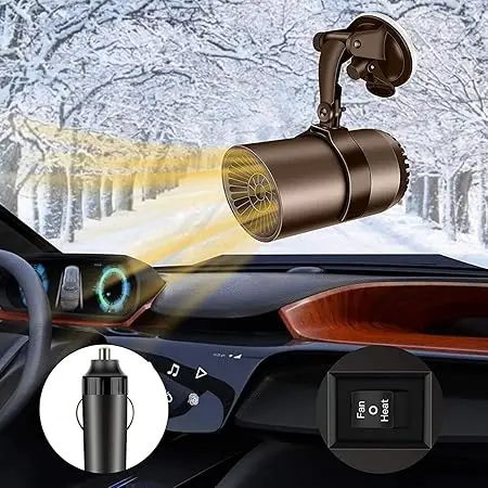 12V Portable Car Heater Car Heater That Plugs into Cigarette Lighter Defroster for Car Windshield