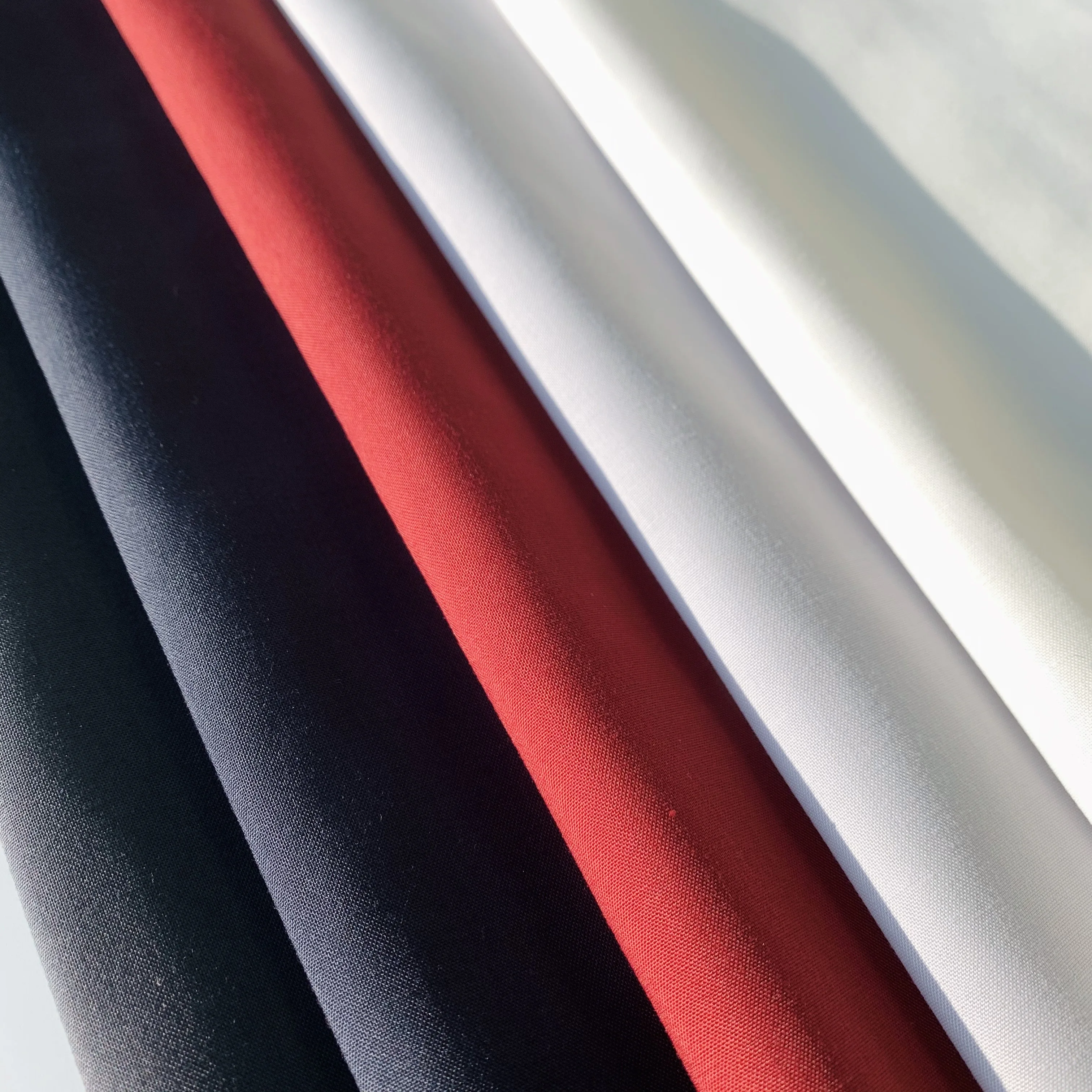 Japanese anti wrinkle high quality t plain polyester printed shirt fabric