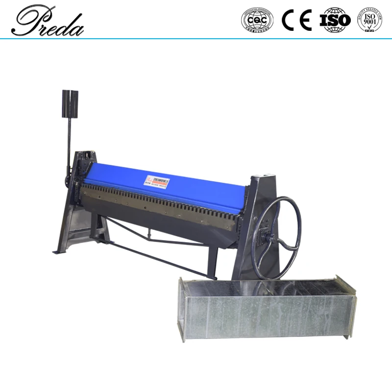 Air Duct Manufacturing 1500mm 2500mm Manual Steel TDF Folding Machine Price