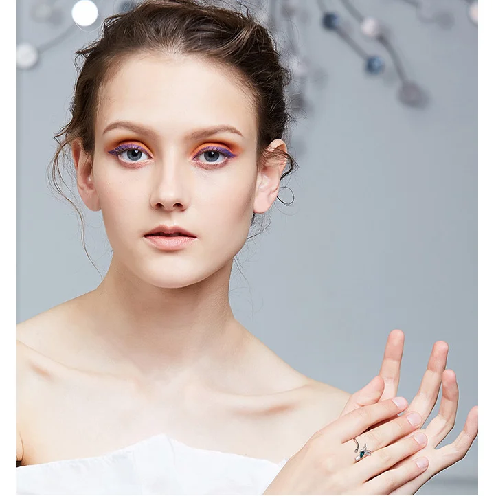 Bague 925 Branded Jewellery Crystal Bird Silver Ring For Women