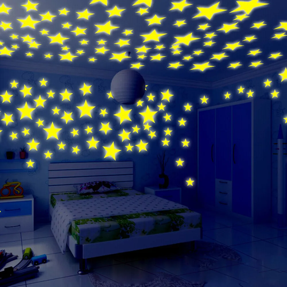 Luminous Stars Glow shooting Star wall Sticker