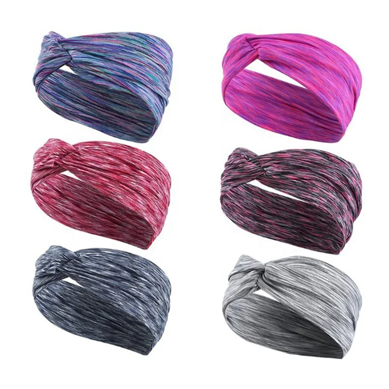 Cheap Factory Wholesale Polyester Strip Headband Scarf Wrap Scarf Head Neck HairBand Headband