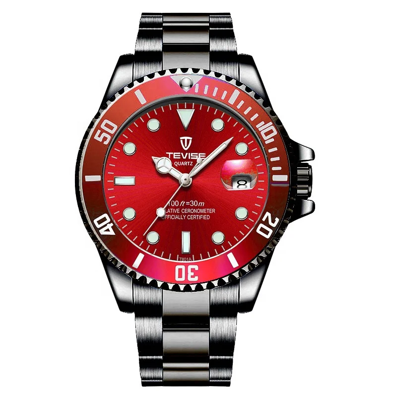 2019 оптовая продажа с фабрики модные часы мужские роскошные кварцевые из нержавеющей стали