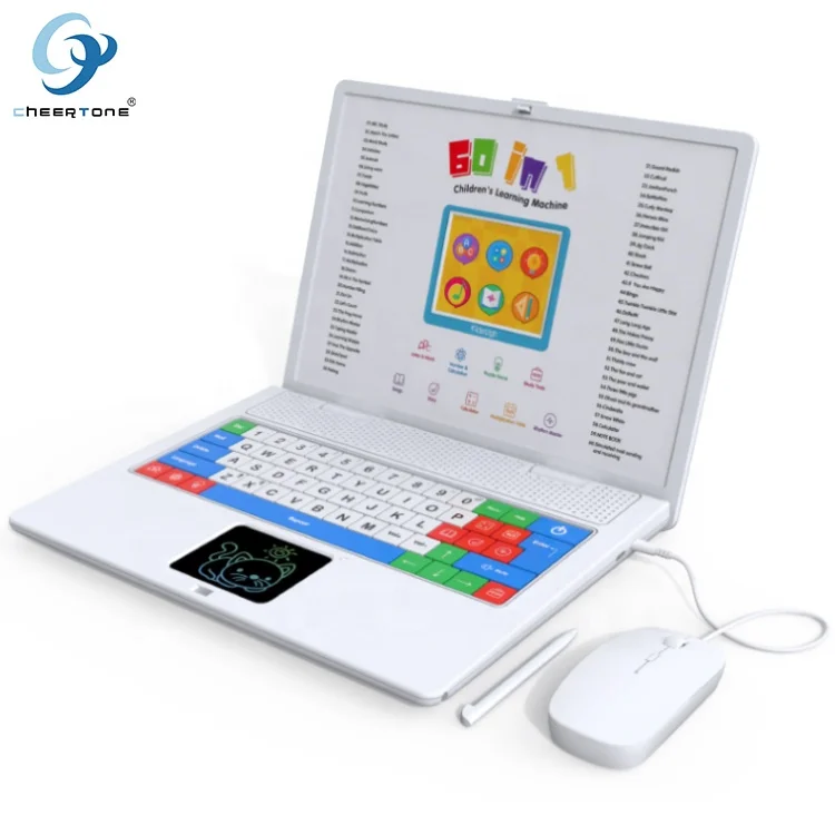Learning machines tablet electric learning machine laptop English Spanish for kids educational toys