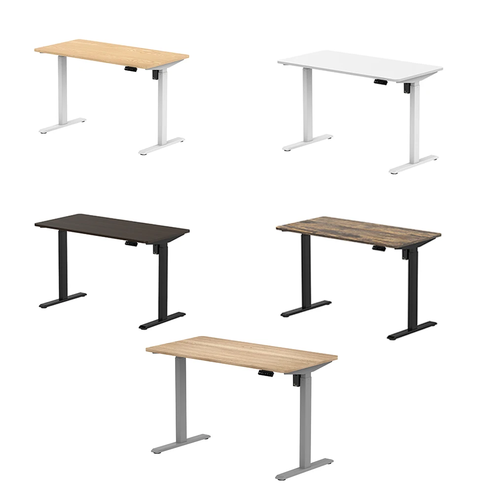 E-commerce Version Tables Included Single Motor Electric Height Adjustable Tables Sit Stand Desk Frame