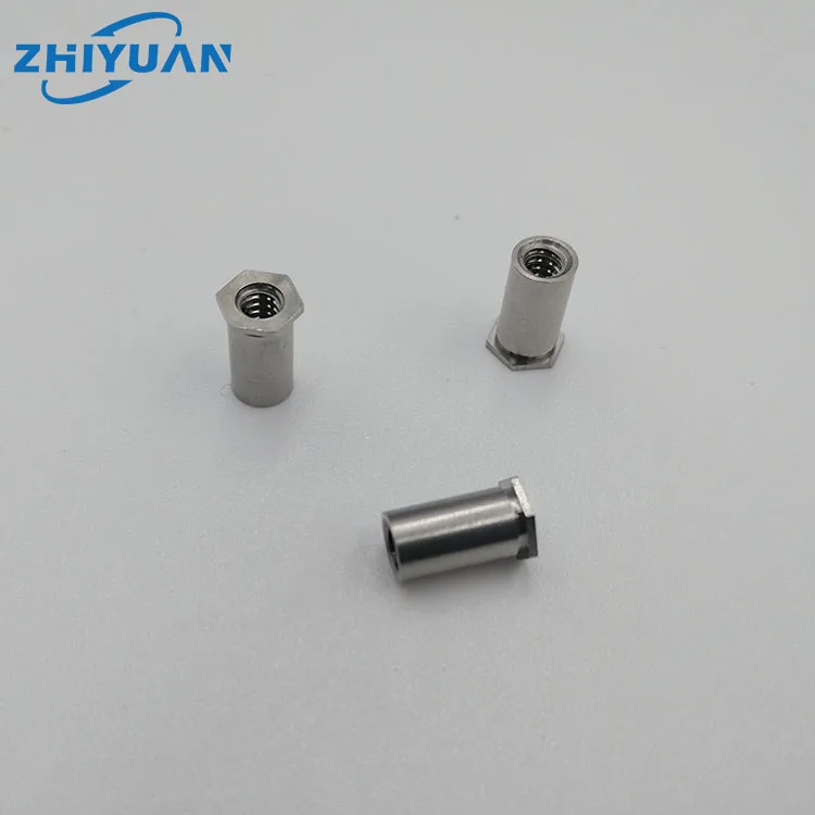 SOS-M4-6 SOS-M4-8stainless steel through hole thread type SO/SOS/SOA/SO4 Self-clinching standoffs