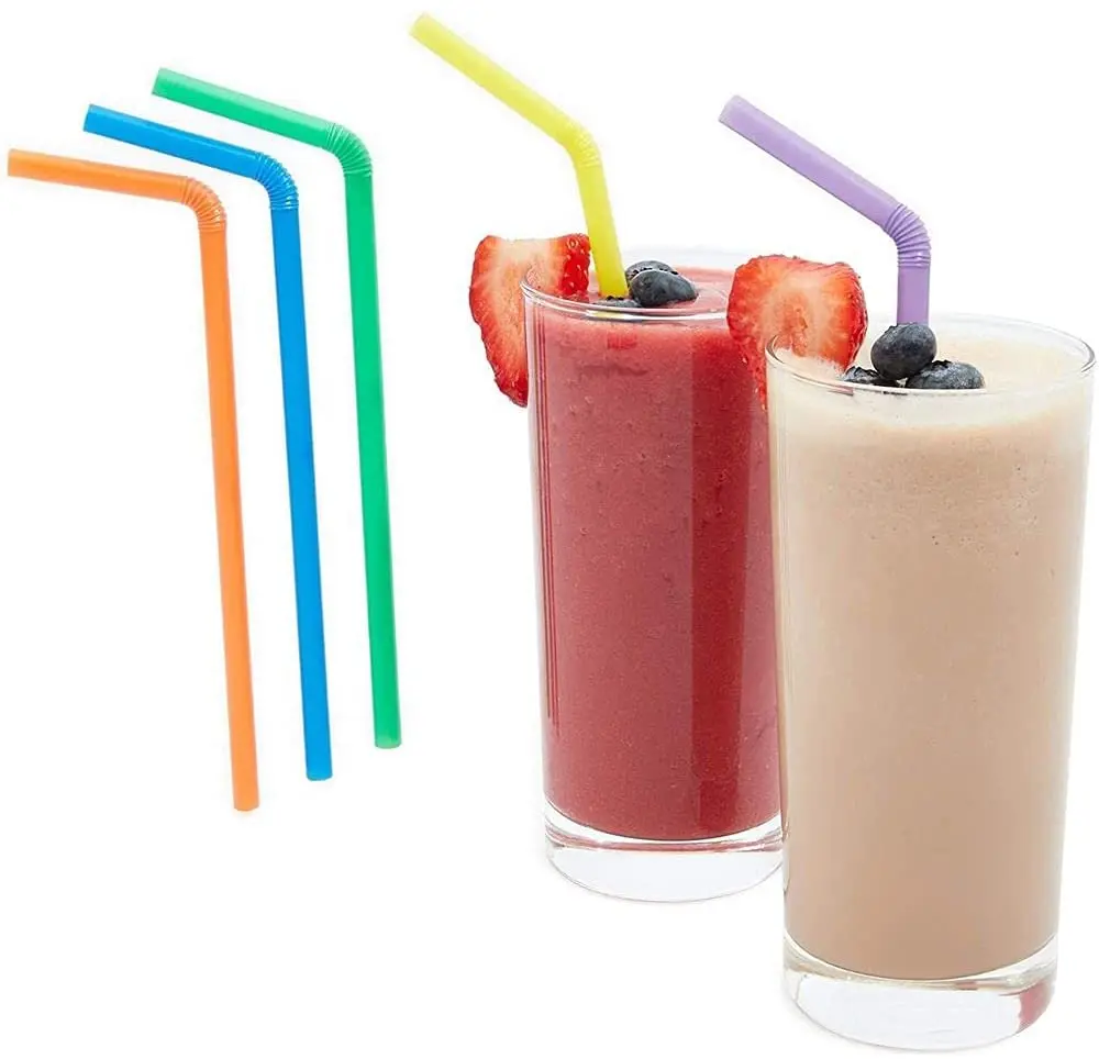 Coffee Stirrers, Cocktail Straws - Disposable Plastic Sip Stir straw