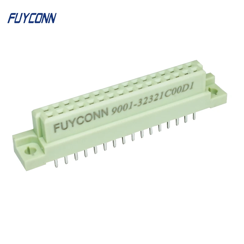 2.54mm 2 rows pcb vertical 2*16pin 32pin Female Euro 41612 Connector, Easy Type PCB straight 2 rows 32 pin DIN41612 Connector