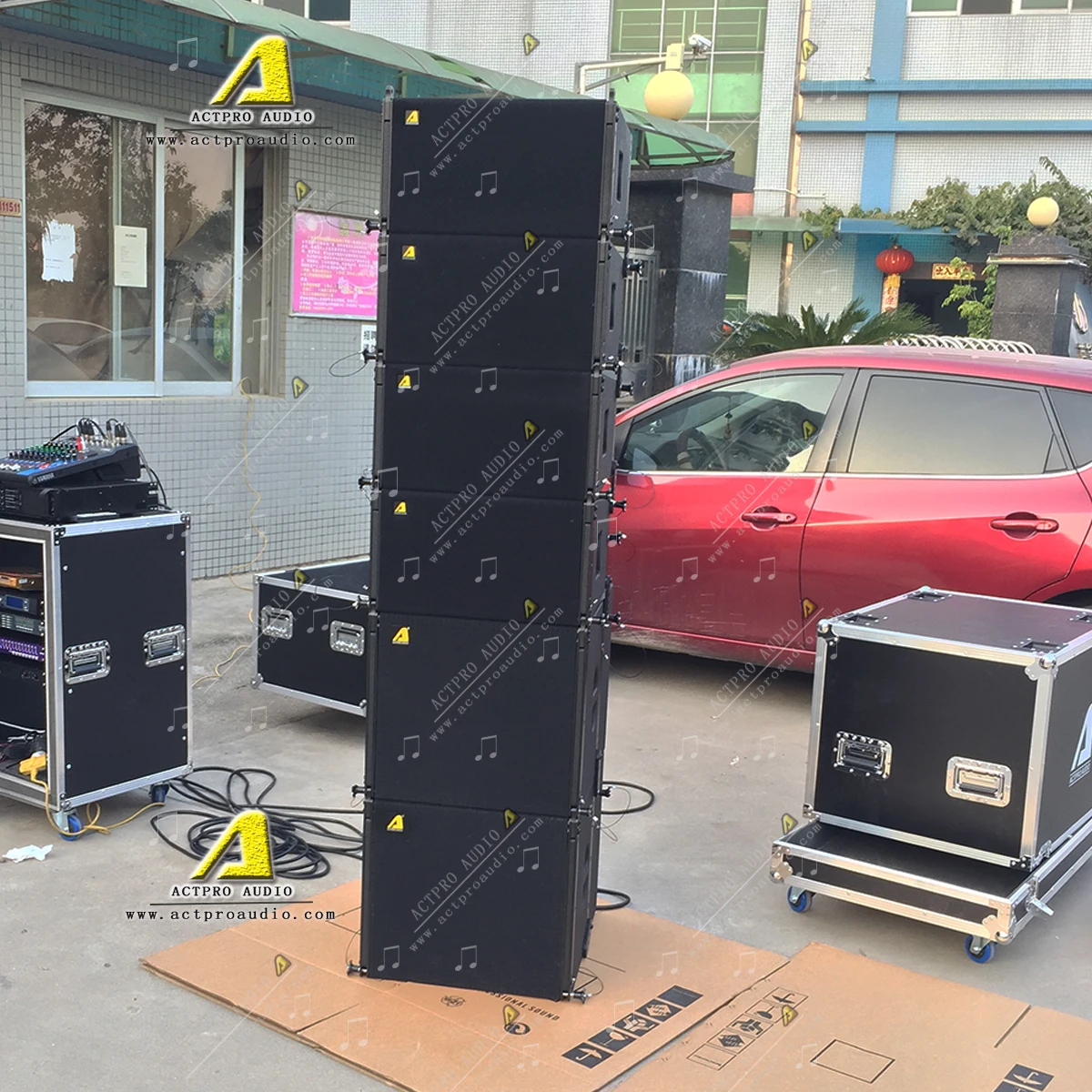 VERA10  professinal audio speaker sound system VERA10 active line array loudspeakers neodymium pra audio sound