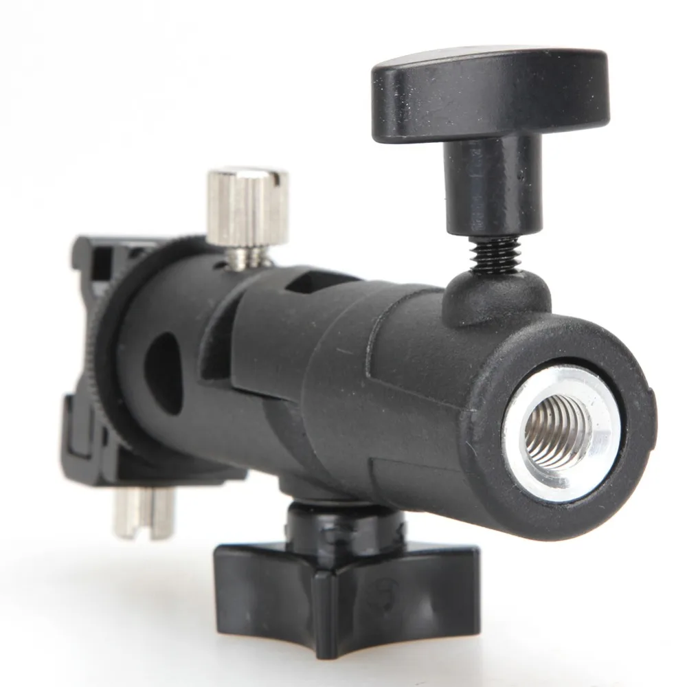 Swivel Flash Hot Shoe Umbrella Holder Mount Adapter for Studio Light Type E Stand Bracket Photo Studio Accessories High Quality