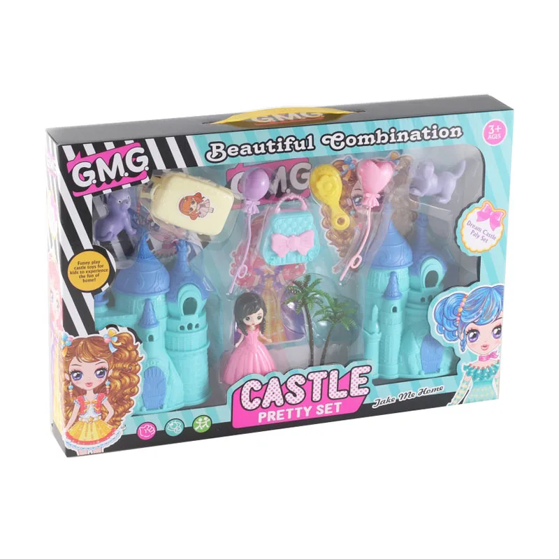 Best Girl Toys Hot Sale Christmas Toys House Play Set Family Game Plastic Castle