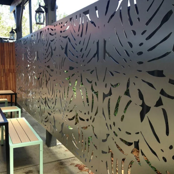 Keenhai Modern Room Divider Separate Partition Wall Laser Cut Metal Screen