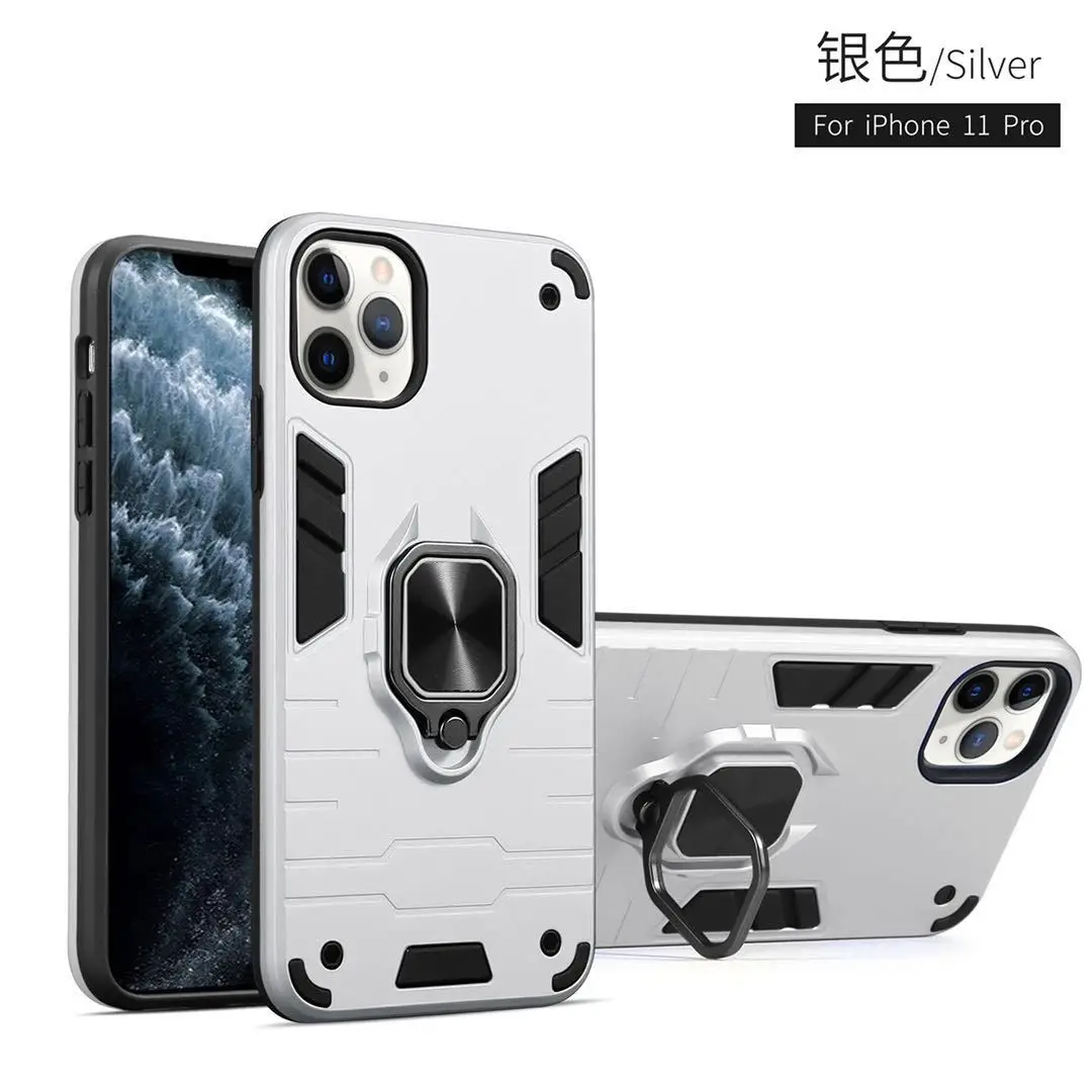 2 in1TPU+PC 2 layers magnetic ring holder phone case fundas for Xiaomi Poco M4 5G Poco F4 GT For Redmi Note 11T Pro K50 10A K40