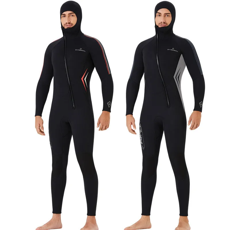High Quality Waterproof Kayak Dry Suit Men Plus Size back Zip Neoprene Diving Drysuit