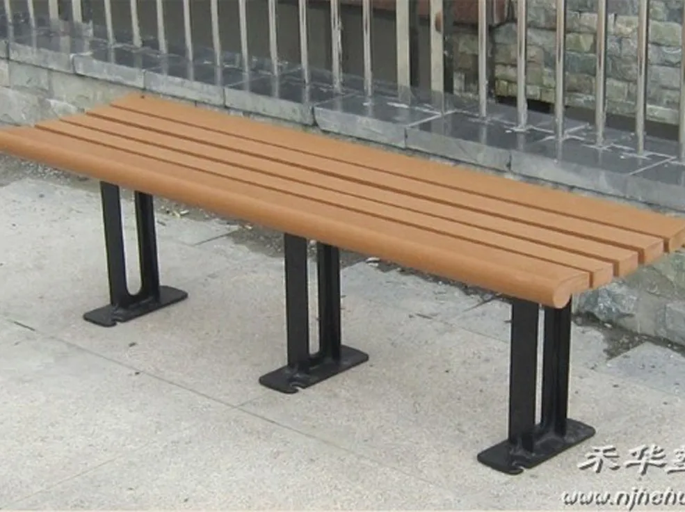 China Professional Manufacturer WPC wood outdoor benches garden patio seating bench