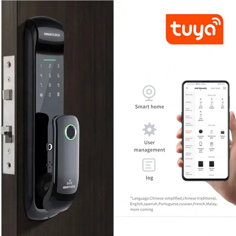 Factory Price intelligent biometric digital door locks smart biometric fingerprint door lock smart lock door fingerprint