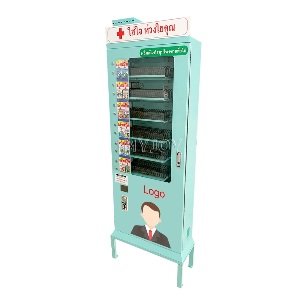 Custom guangzhou cheapest beauty touch screen snacks candy cosmetics detergent tobacco vending machine