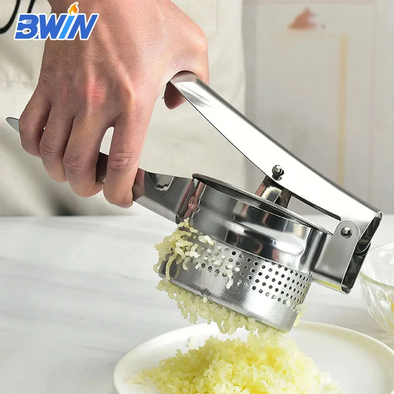 Kitchen Gadget 14 oz Stainless Steel Potato Ricer Masher