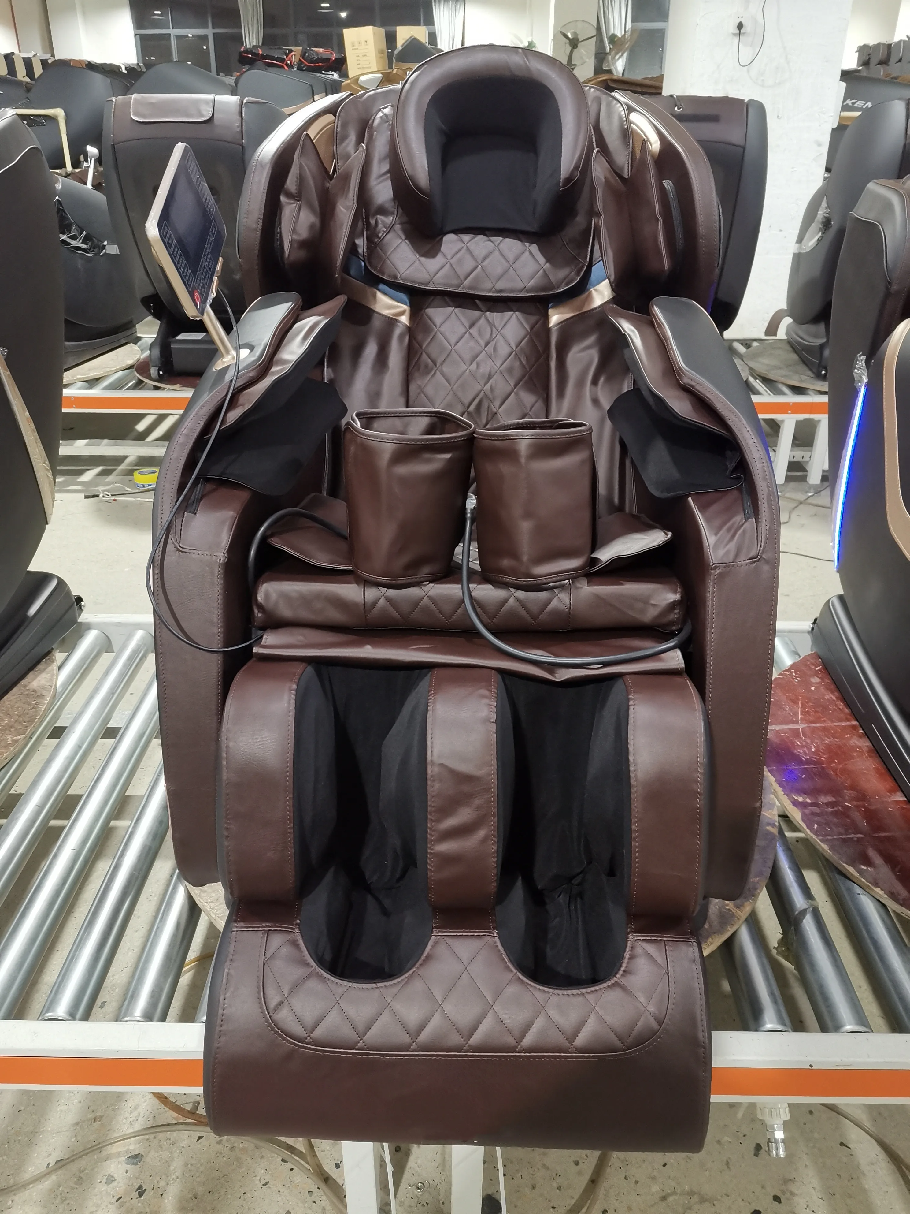 2022 massage chair 4D SL track zero gravity sofa  shiatsu roller full body air pressure massage armchair  4d massage chair