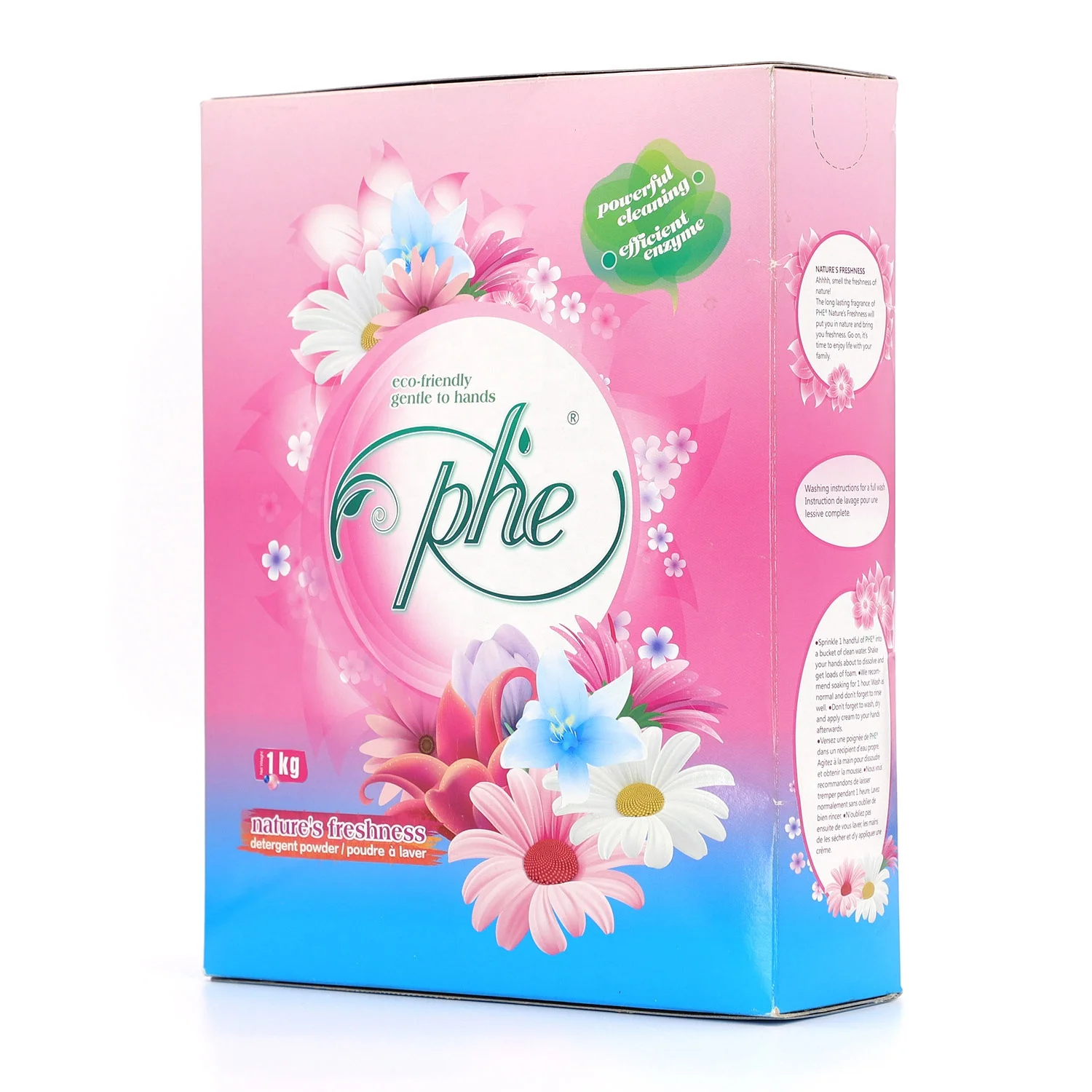 Box Packing Detergent Powder with Strong Perfume