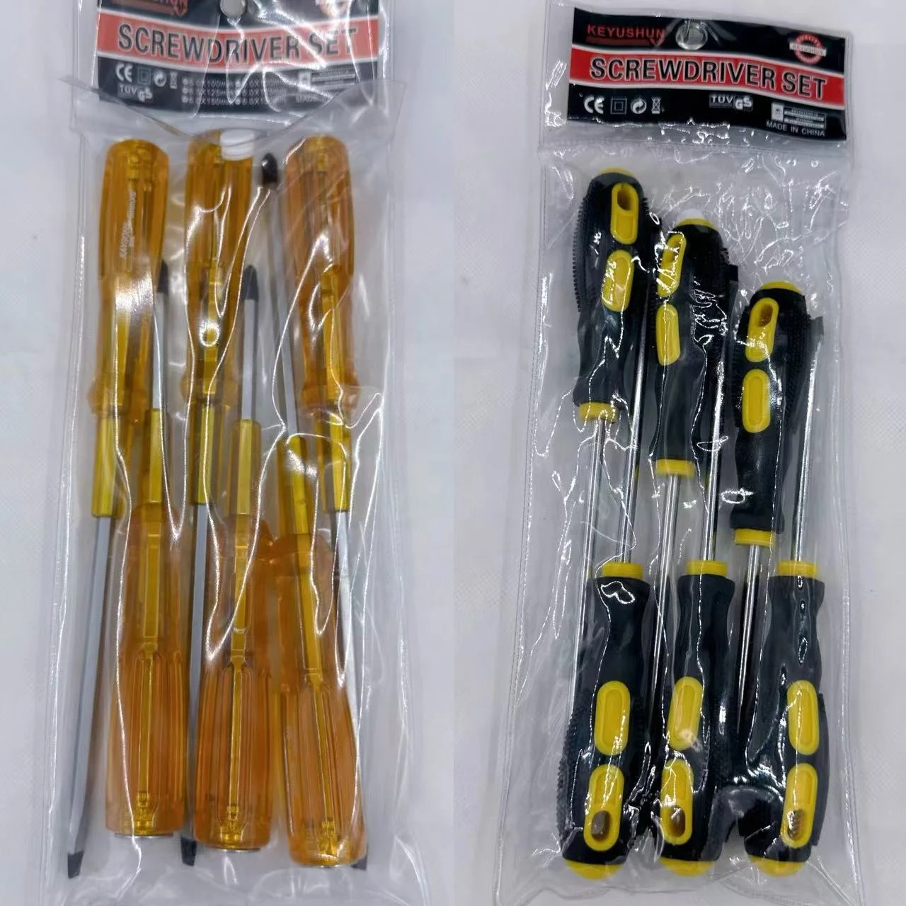 Transparent multi-purpose screwdriver with gourd handle