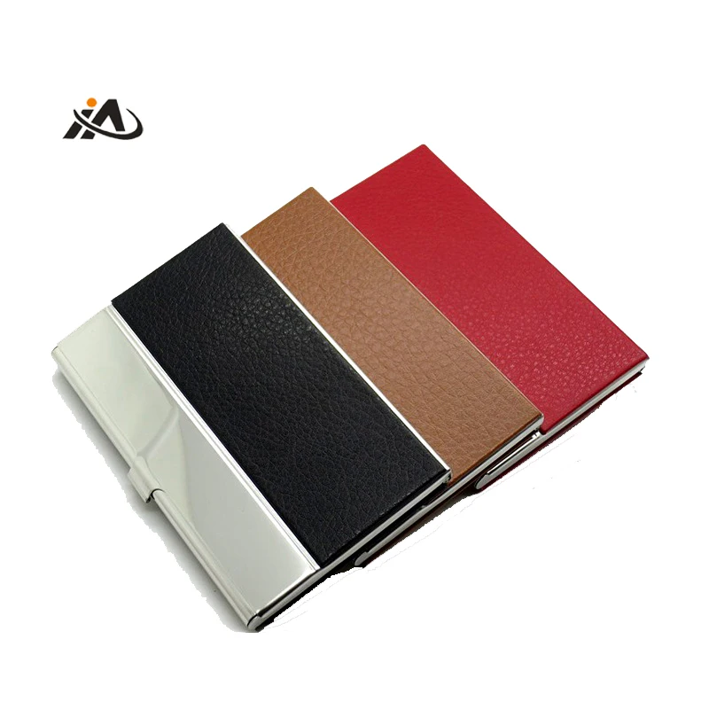 credit card nfc business bank card stainless steel case metal business card box Custom Logo