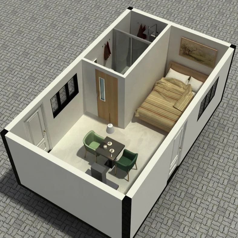 guose high quality china steel structure  modular prefabricated living container house