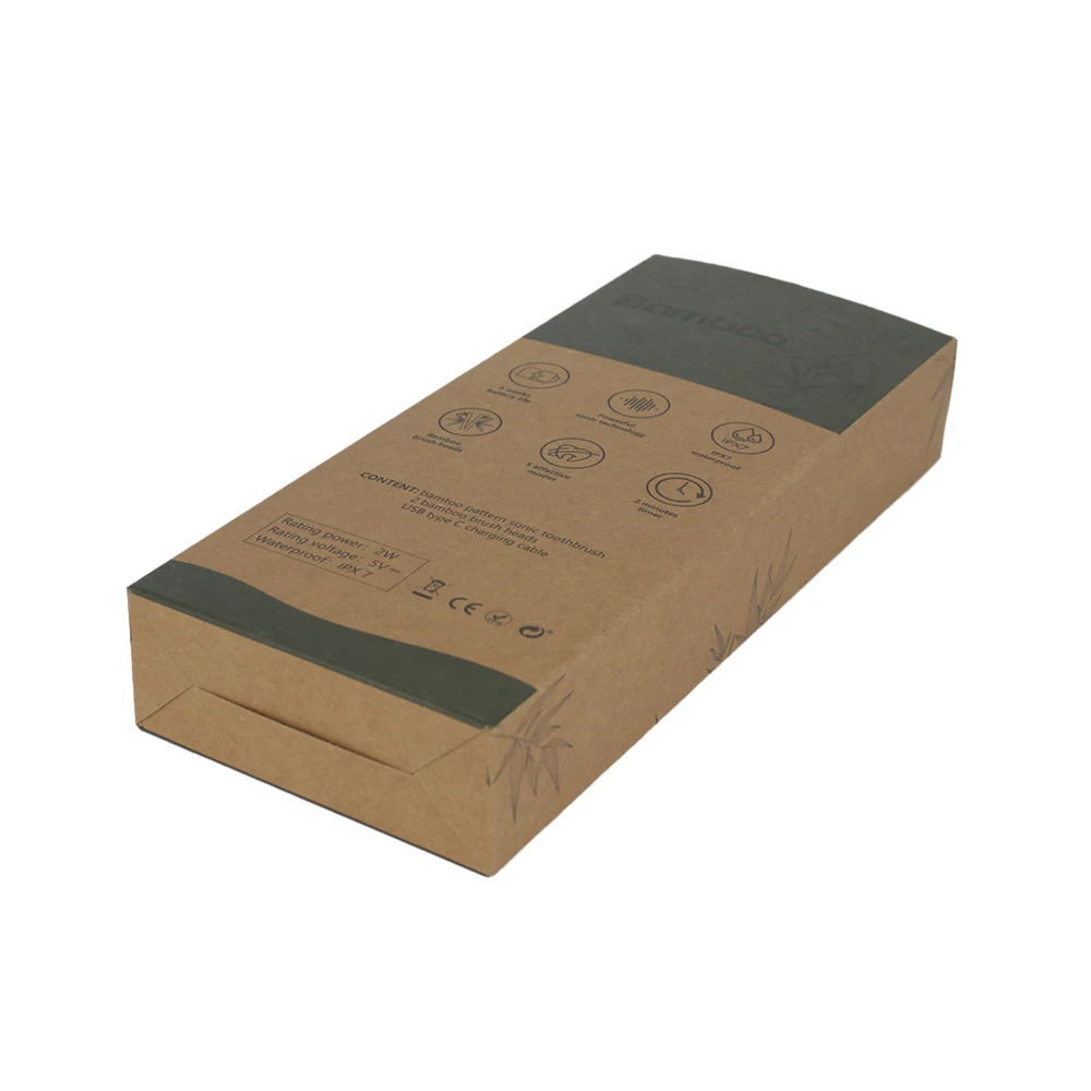 BOKESI kraft folding boxes using for toothbrush and Data cable and charger box