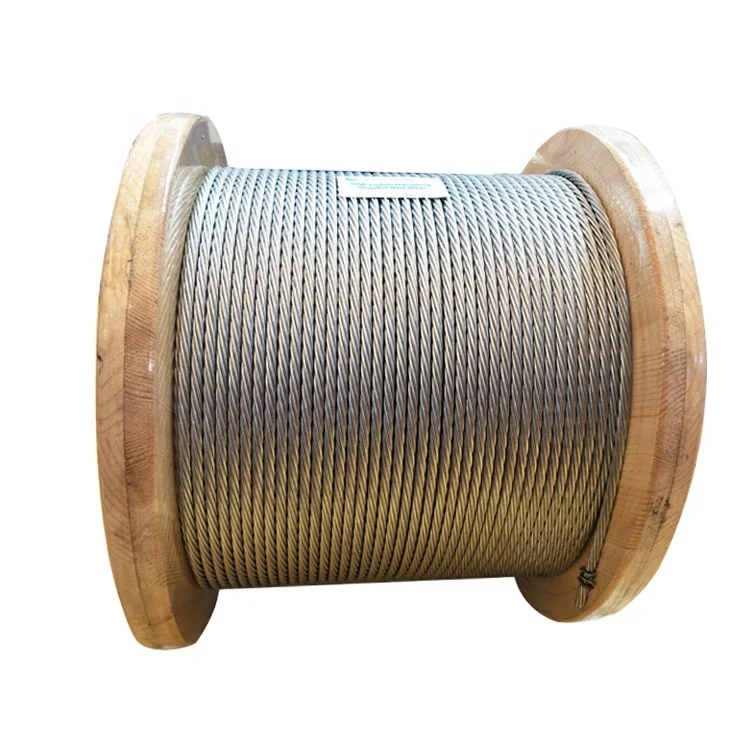Hot Dip Galvanized Steel Strand Wire 1*3 1*7 1*19 Wire For Construction