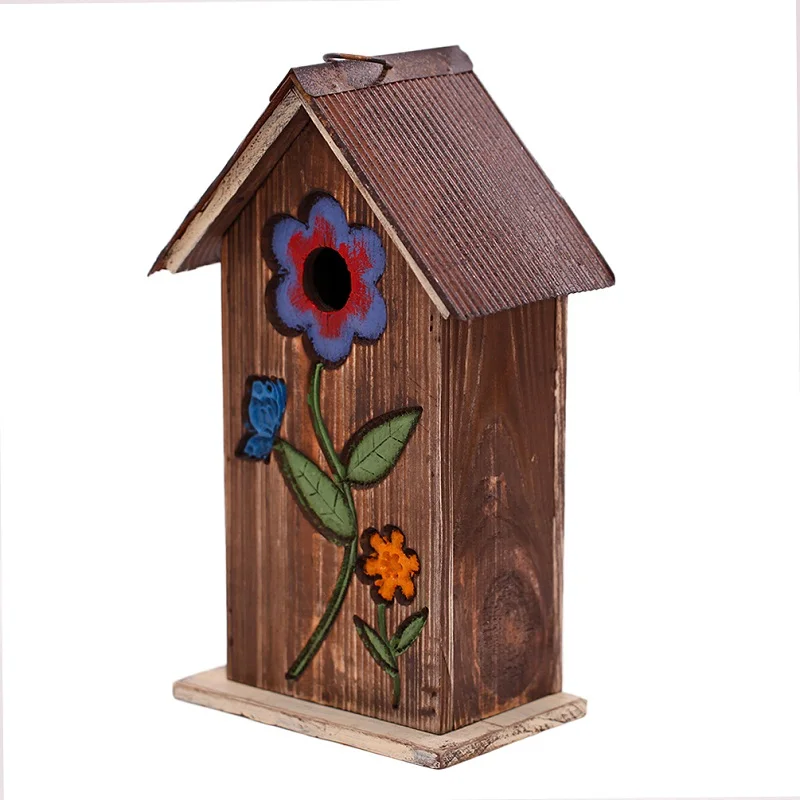 CYPRESS home Wooden simple hotel bug age sweet bird home bird nest