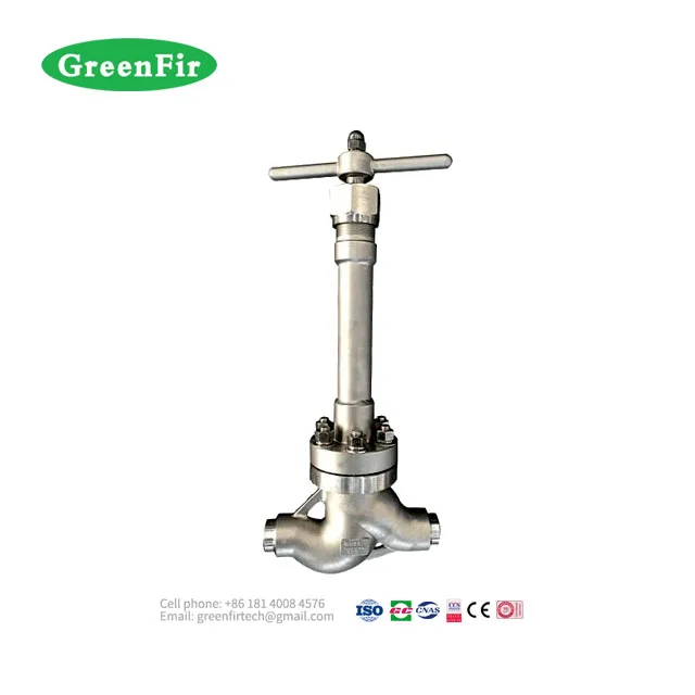 PN200 High Pressure Cryogenic Globe Valve for  liquid oxygen