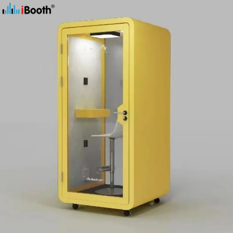 Modern Acoustic Booth Indoor Soundproof Work Booth Office Movable One-person Office Pod