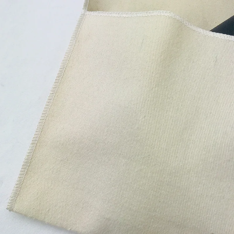 Soft twill cream white large flap envelope cotton dust bag, cotton pouch for cosmetic, clothes, handbags