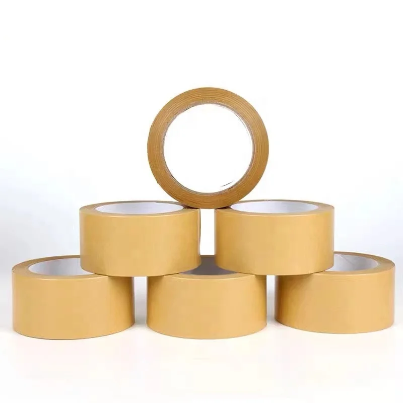 Strong Rubber Glue Self Adhesive Packing Kraft Packaging Gummed Tape