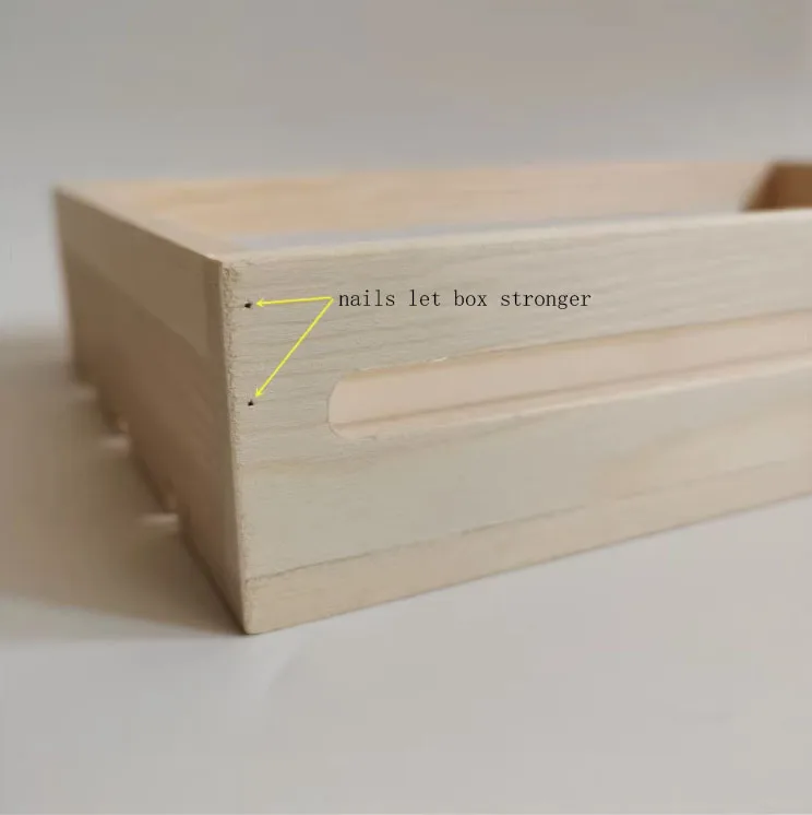 Wood nested storage wine fruit bottles towels books gift makeup box rustic wooden home basket display crate boxes