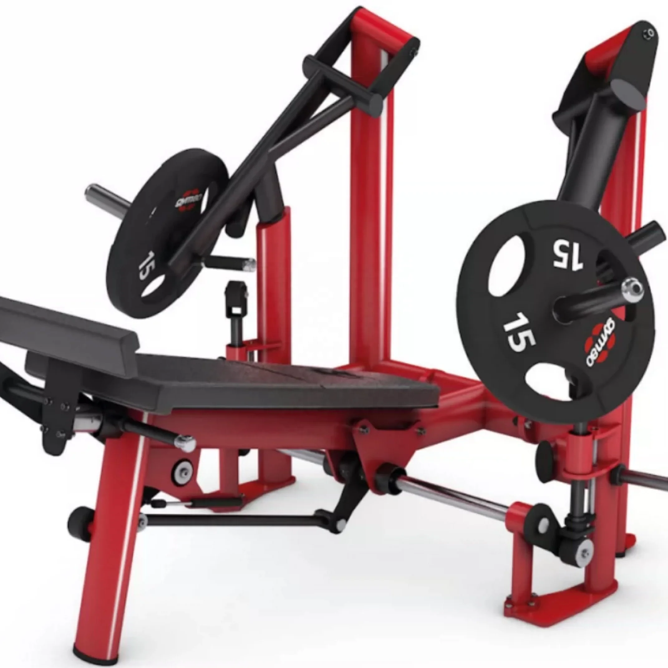 Commercial Fitness Equipment Home Fitness Machine Gym80 Equipment Black Red Painting Flat Incline Decline Chest  Press