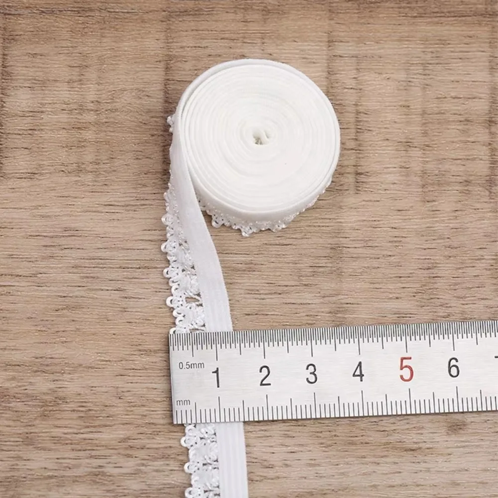 Elastic High-stretch Nylon Tooth Thin Knitted Underwear Trim Elastic Band for Bra Underwear Pants Shoes Hat