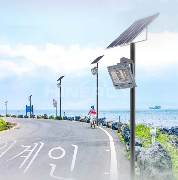 Hinergy Outdoor Floodlight Ip66 Waterproof 100w 200w 300w 400w 500w Led Solar Flood Light