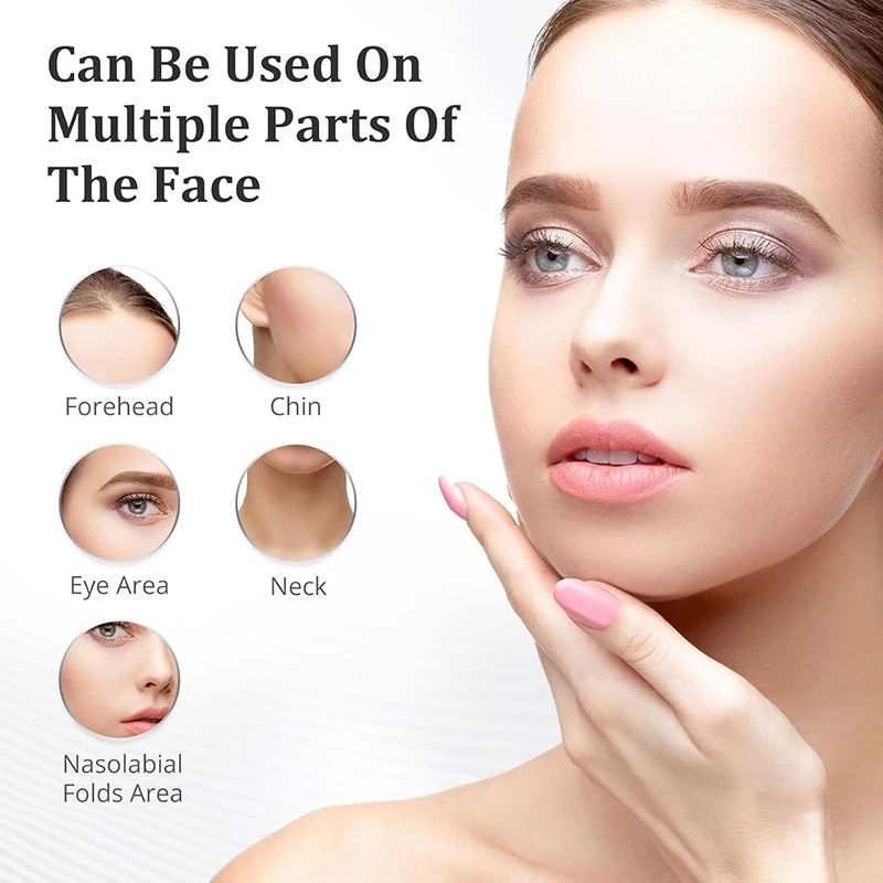 Smart Handheld 3 in 1 Face Lifting Instrument with 9 Gear 3 Color Modes Anti Wrinkles Neck Massager Device