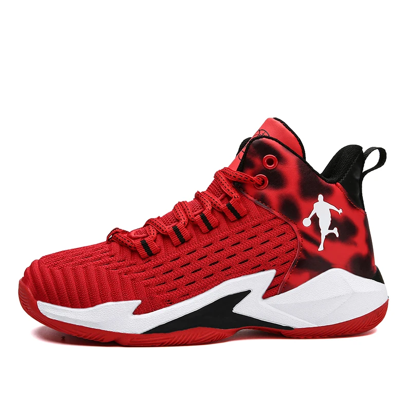 Boys and Girls Basketball Shoes Jogging Kids Mesh Breathable Comfortable Running Trainers Summer New Style Youth