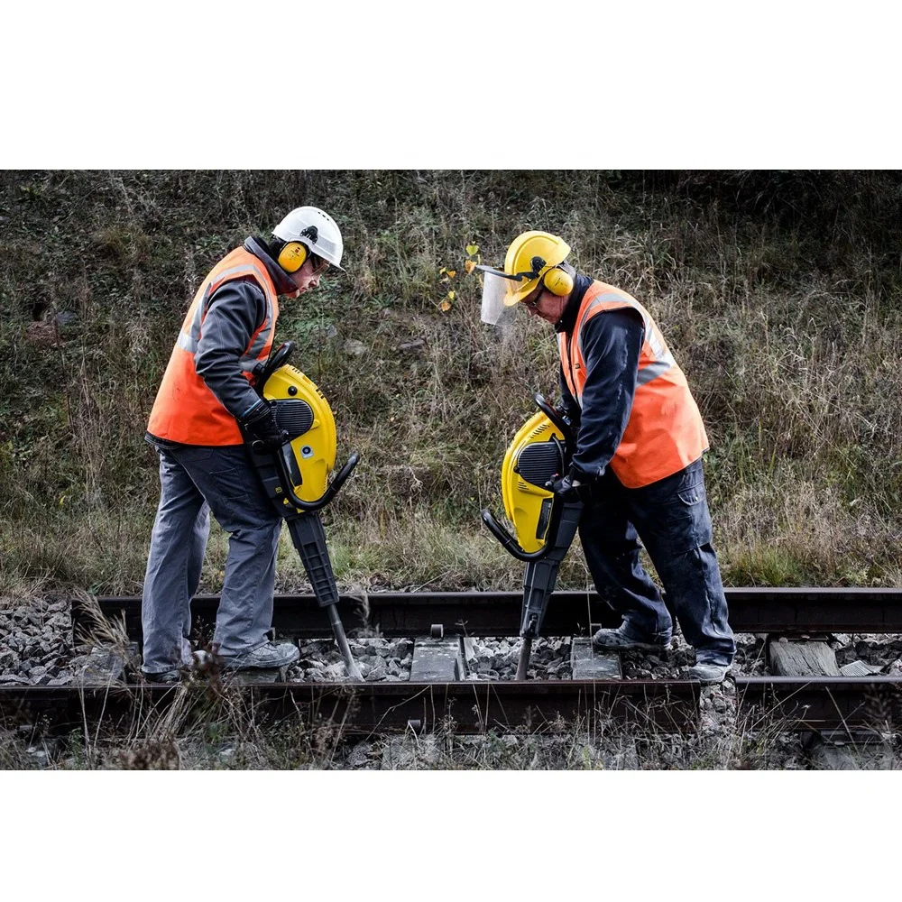 Portable internal  combustion rail tamper rail tamping machine Ballast bed tamper